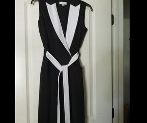 Calvin Klein B/W cocktail dress
